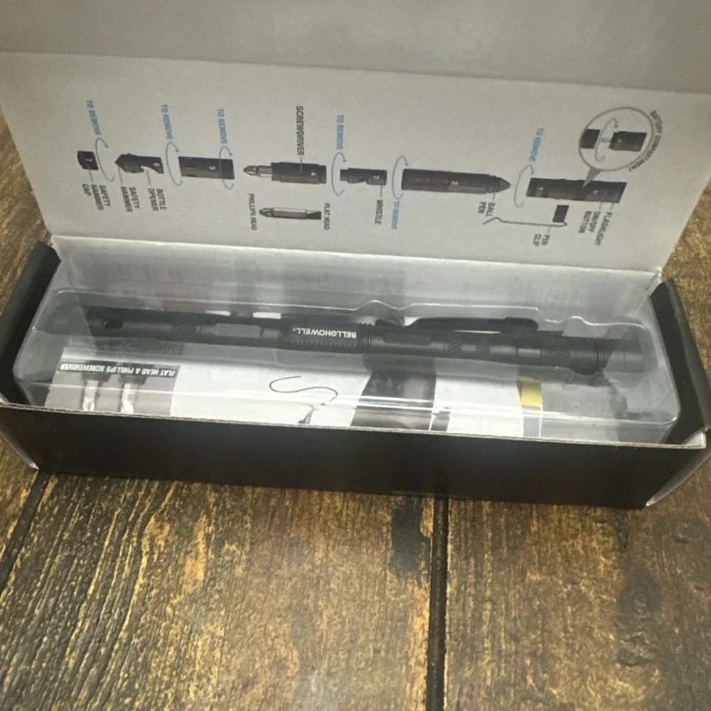 TAC PEN 7260MOGN 9 in 1 TACTICAL PEN NEW